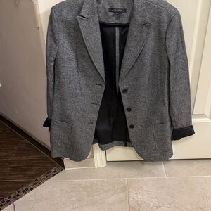 Brooks Brothers Gray Herringbone Sport Coat
